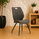 RV Design Stoel Hardy zwart Stof Soft Antraciet