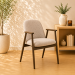 Leo eetkamerstoel met armleuning Monza beige