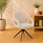 RV Design Move armstoel Stof Sahara Mushroom - Relax functie - frame zwart