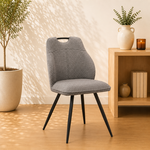 RV Design Adele stoel Stof Retro Bliss #93 Antraciet