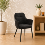 Maxfurn Eetkamerstoel Donna Zwart
