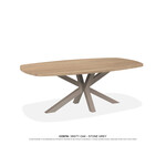 Costa Eettafel Costa Deens ovaal 160x92x77cm