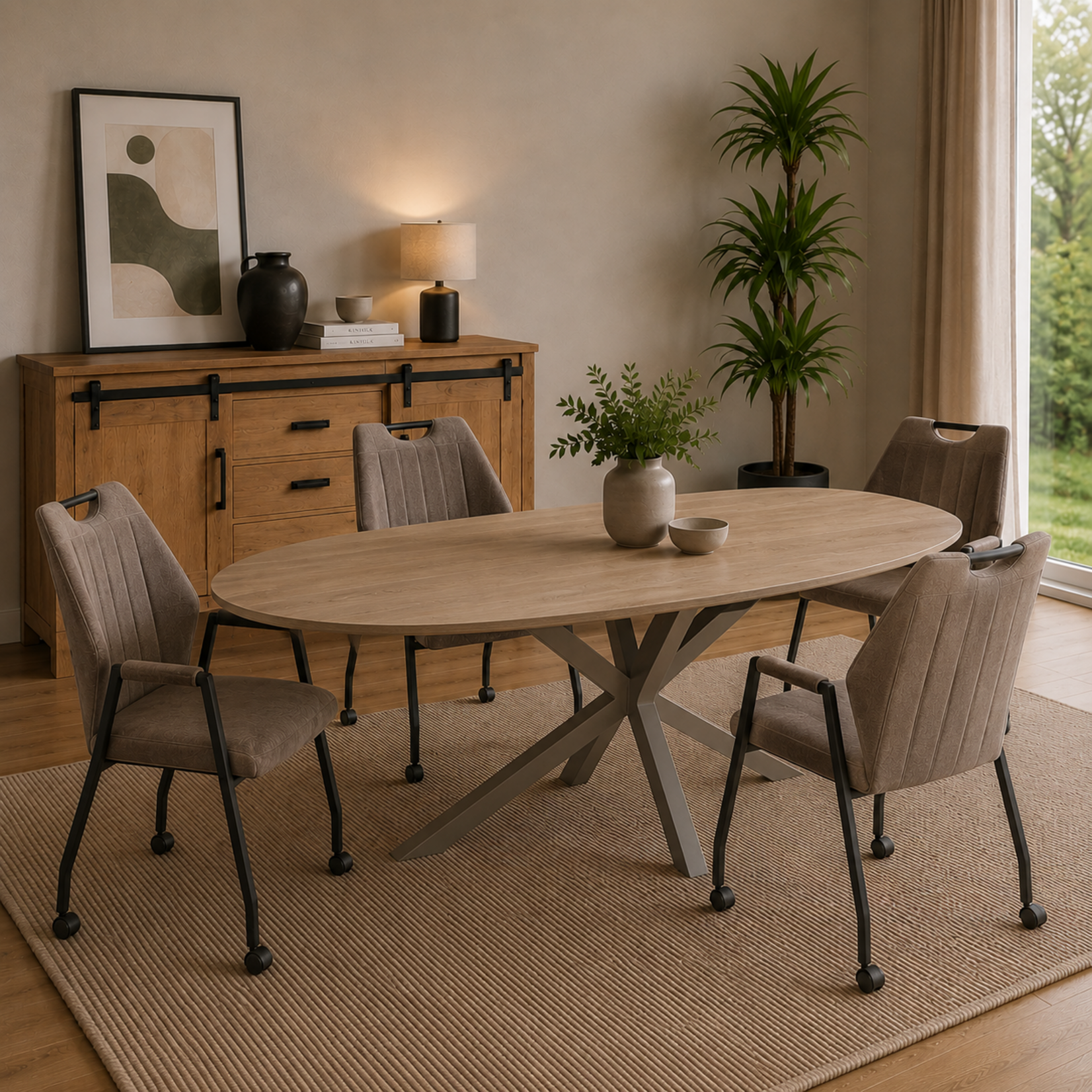 Costa Costa Deens ovaal 160x92x77cm - 18 kleuren verkrijgbaar