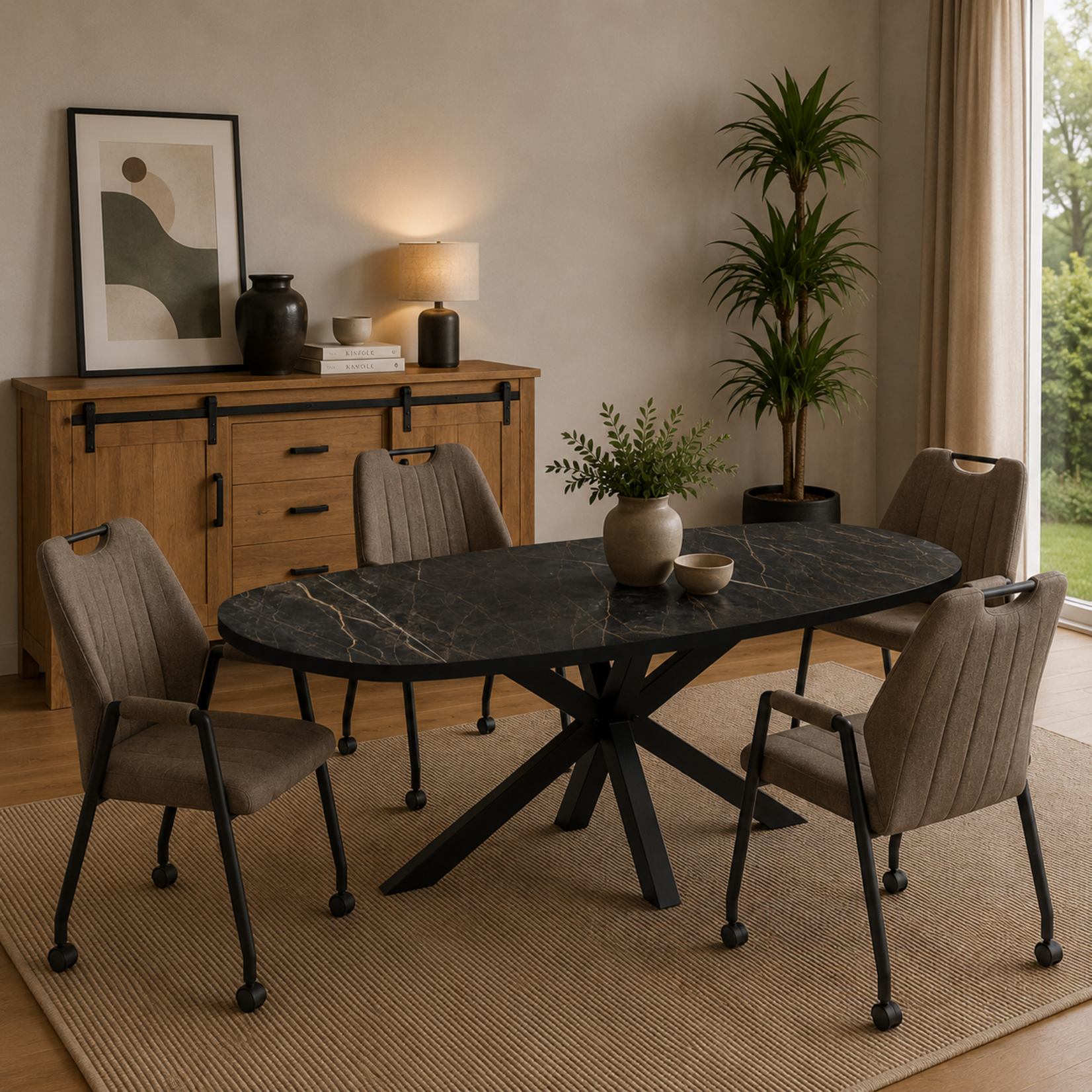 Costa Costa Deens ovaal 160x92x77cm - 18 kleuren verkrijgbaar