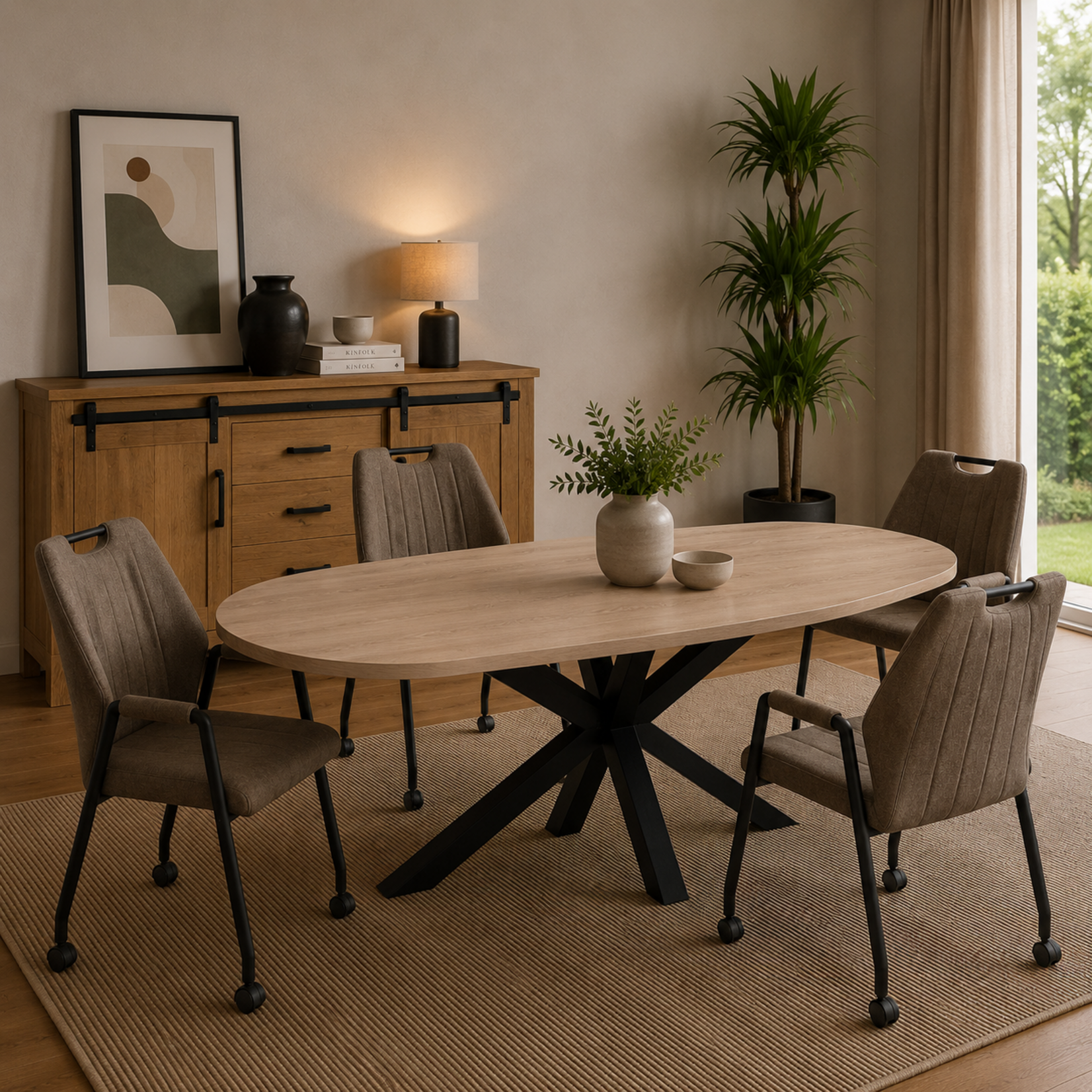 Costa Costa Deens ovaal 160x92x77cm - 18 kleuren verkrijgbaar