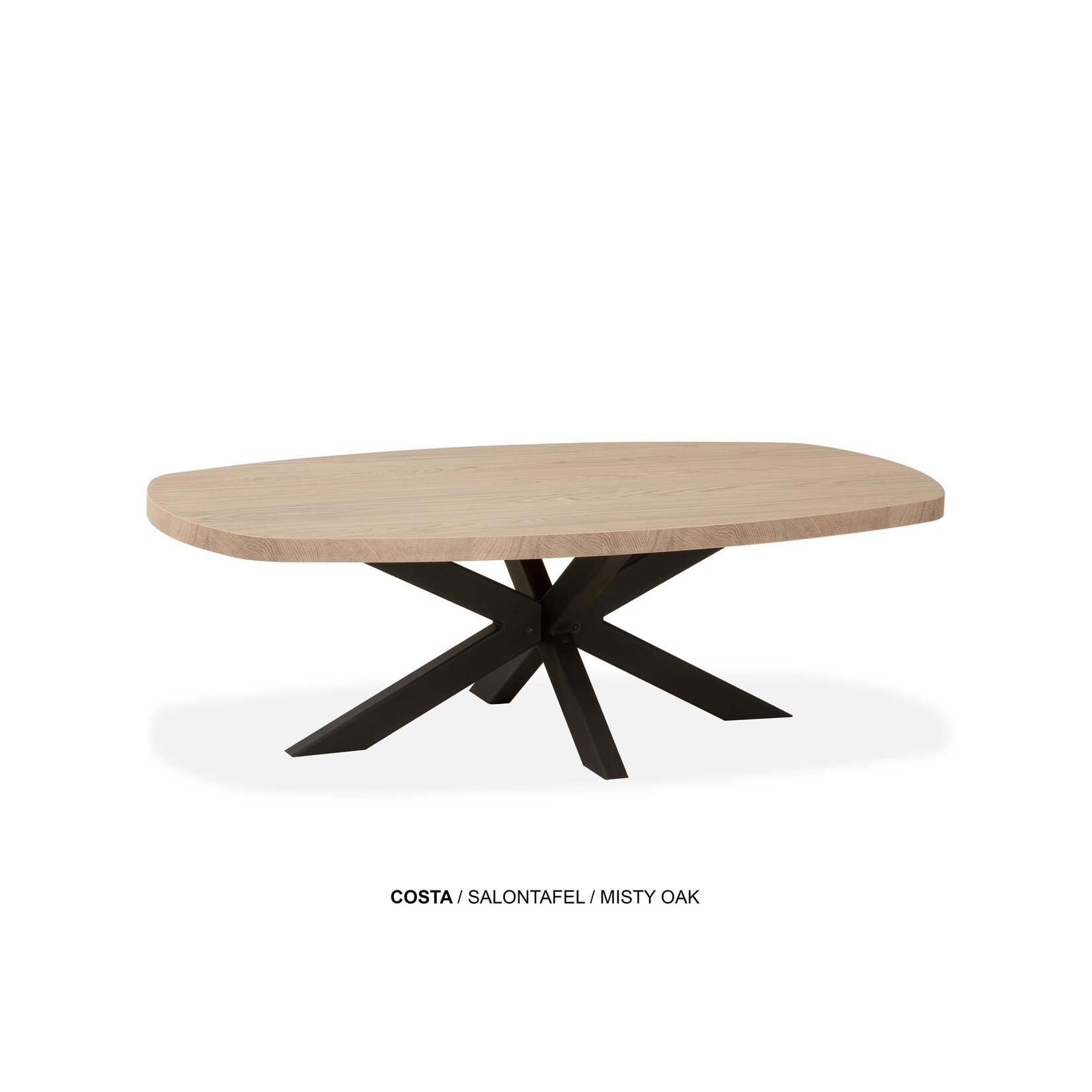 Costa Costa Salontafel Deens ovaal 135x67x43cm