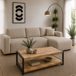 Benoa Salontafel Britt met Legplank 140