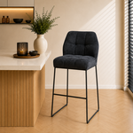 Barkruk Jelle zwart polyester 82 cm