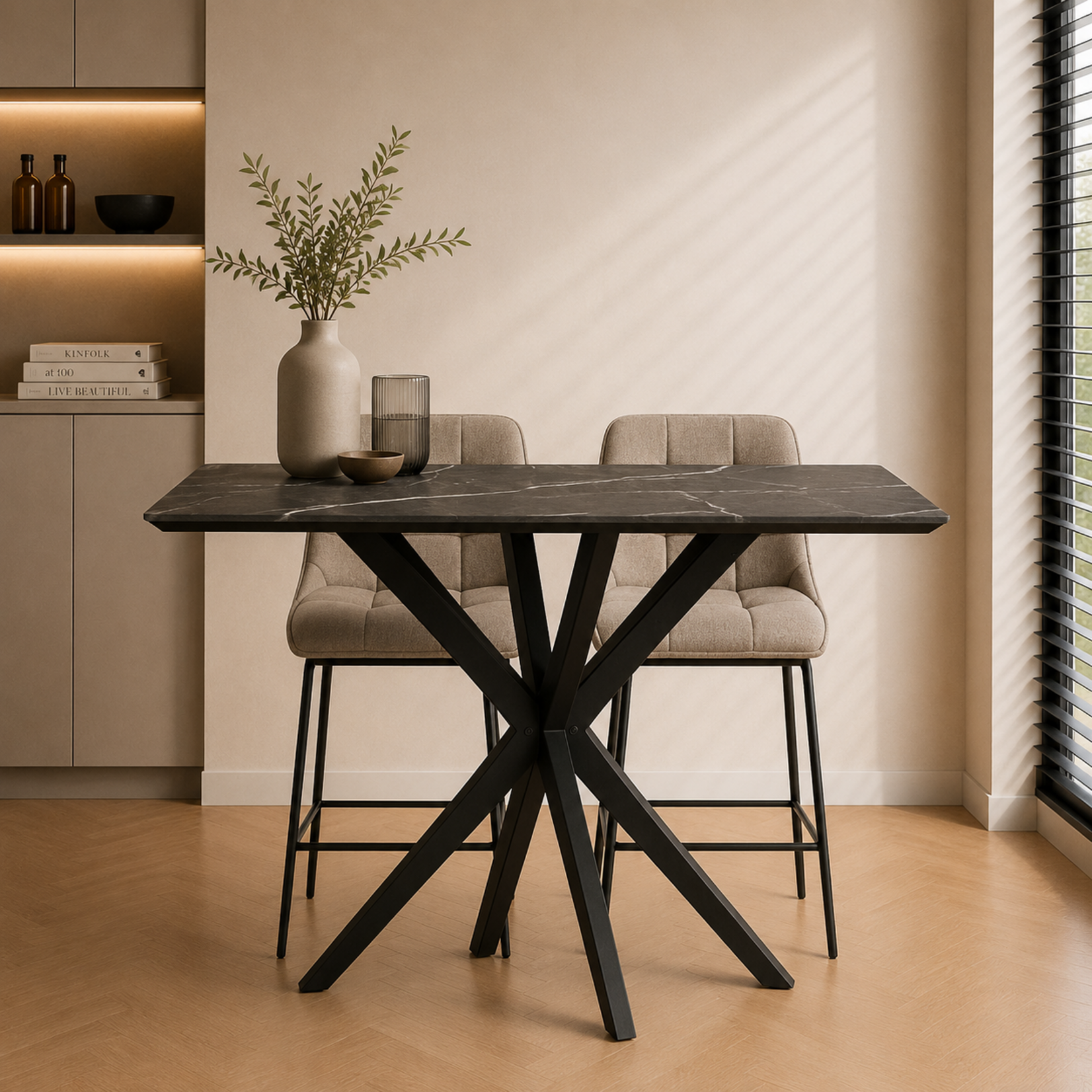Neville Bartafel rechthoek Neville 92 x 160 x 80 cm Lamulux
