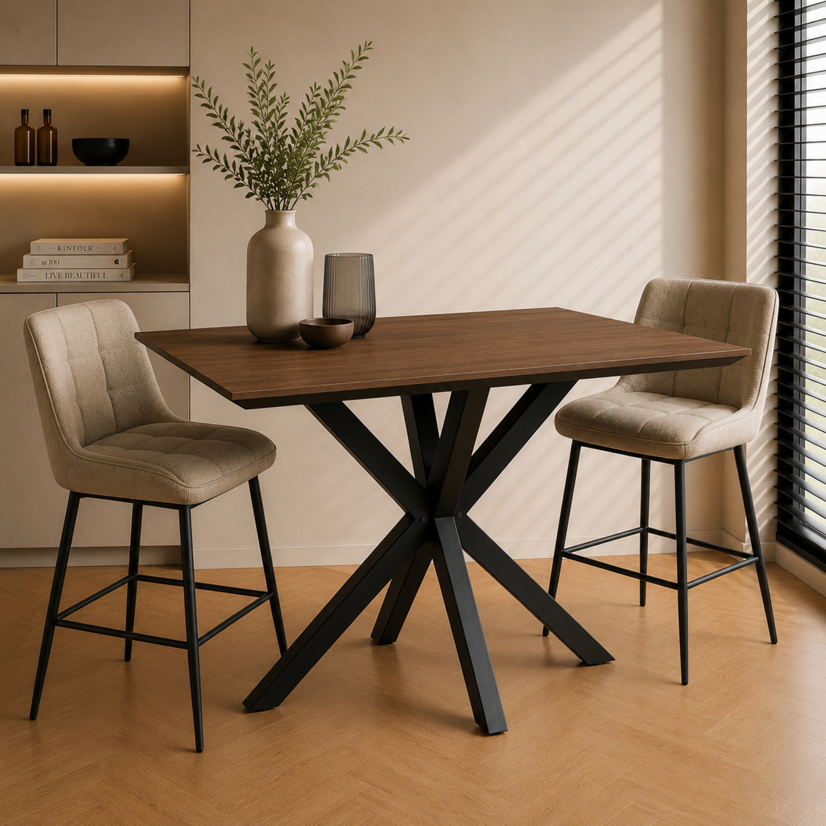 Neville Bartafel rechthoek Neville 92 x 138 x 80 cm Lamulux