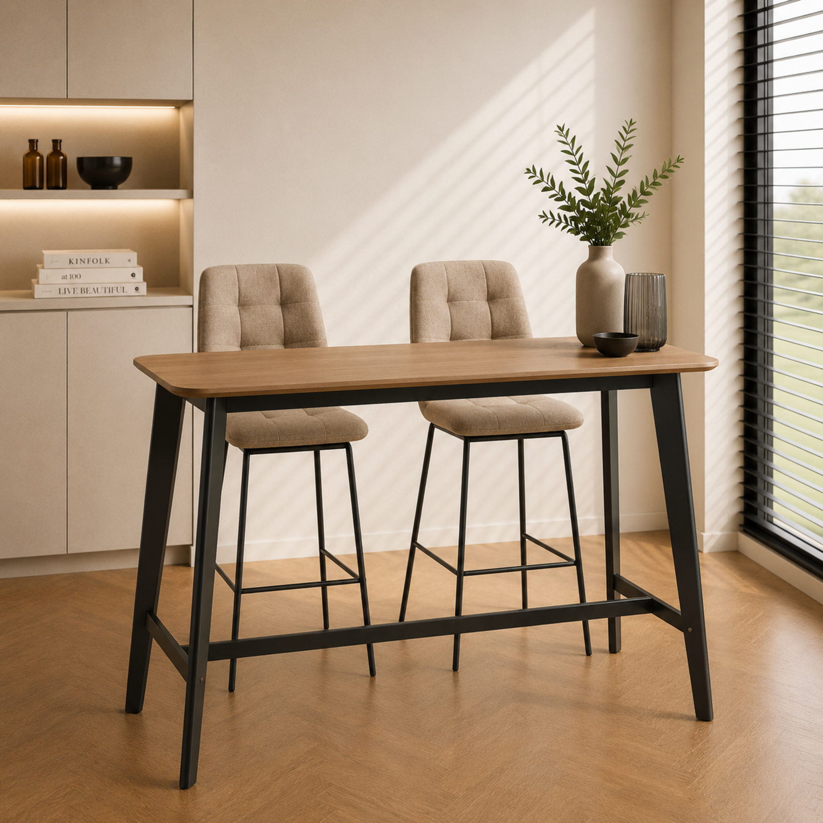 Roxby Bartafel Roxby rechthoekig 120x60x105 cm