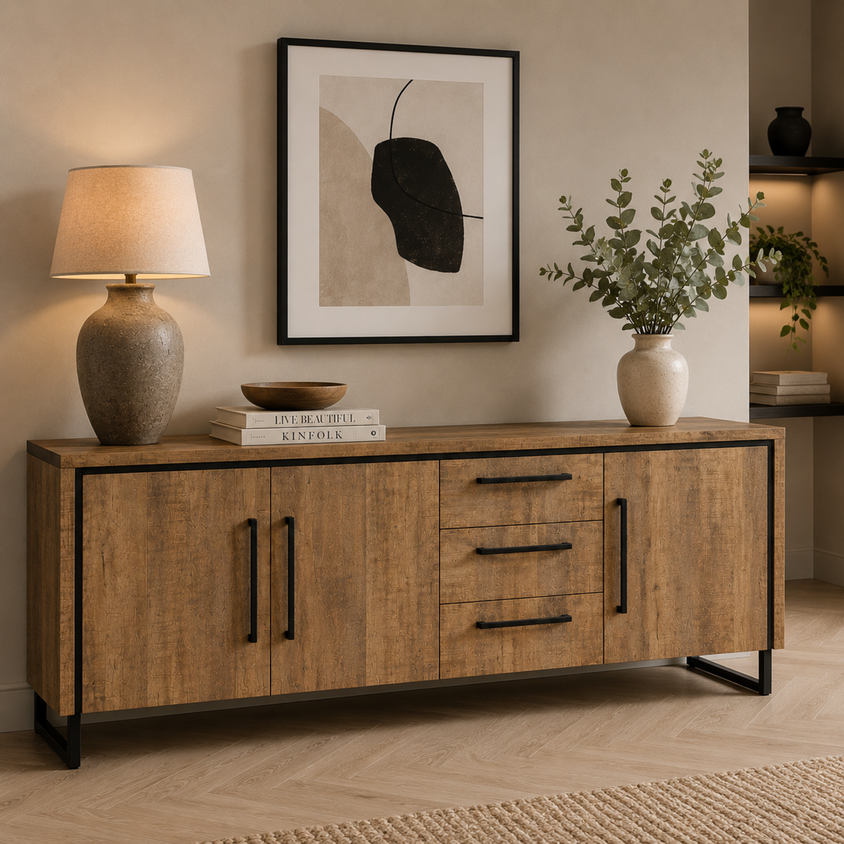Rimini Dressoir Rimini 225 cm – Lamulux Mango