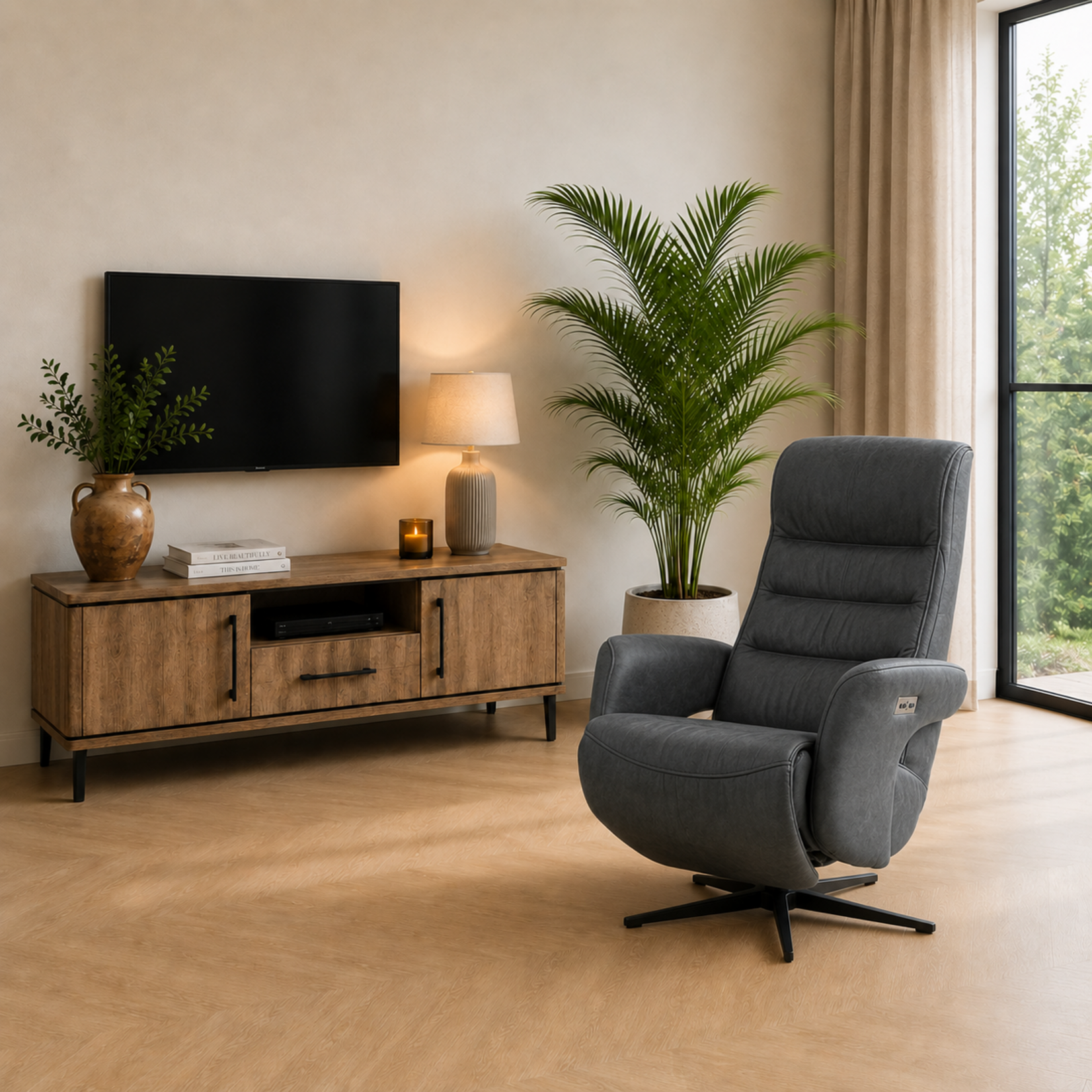 New York Relaxfauteuil model New York 2 Motorig + Accu