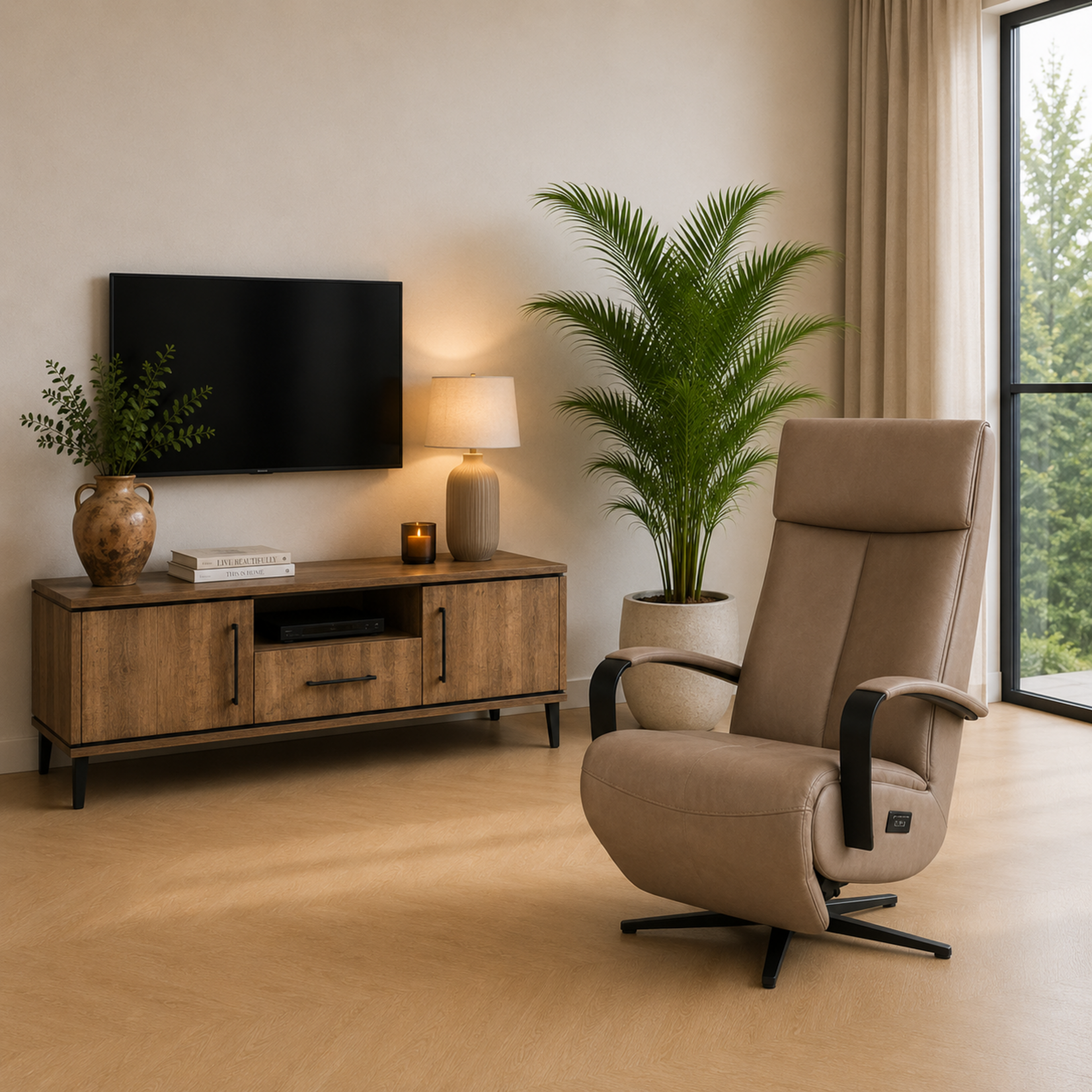 DMW120 Relaxfauteuil model DMW120 2 Motorig + Accu