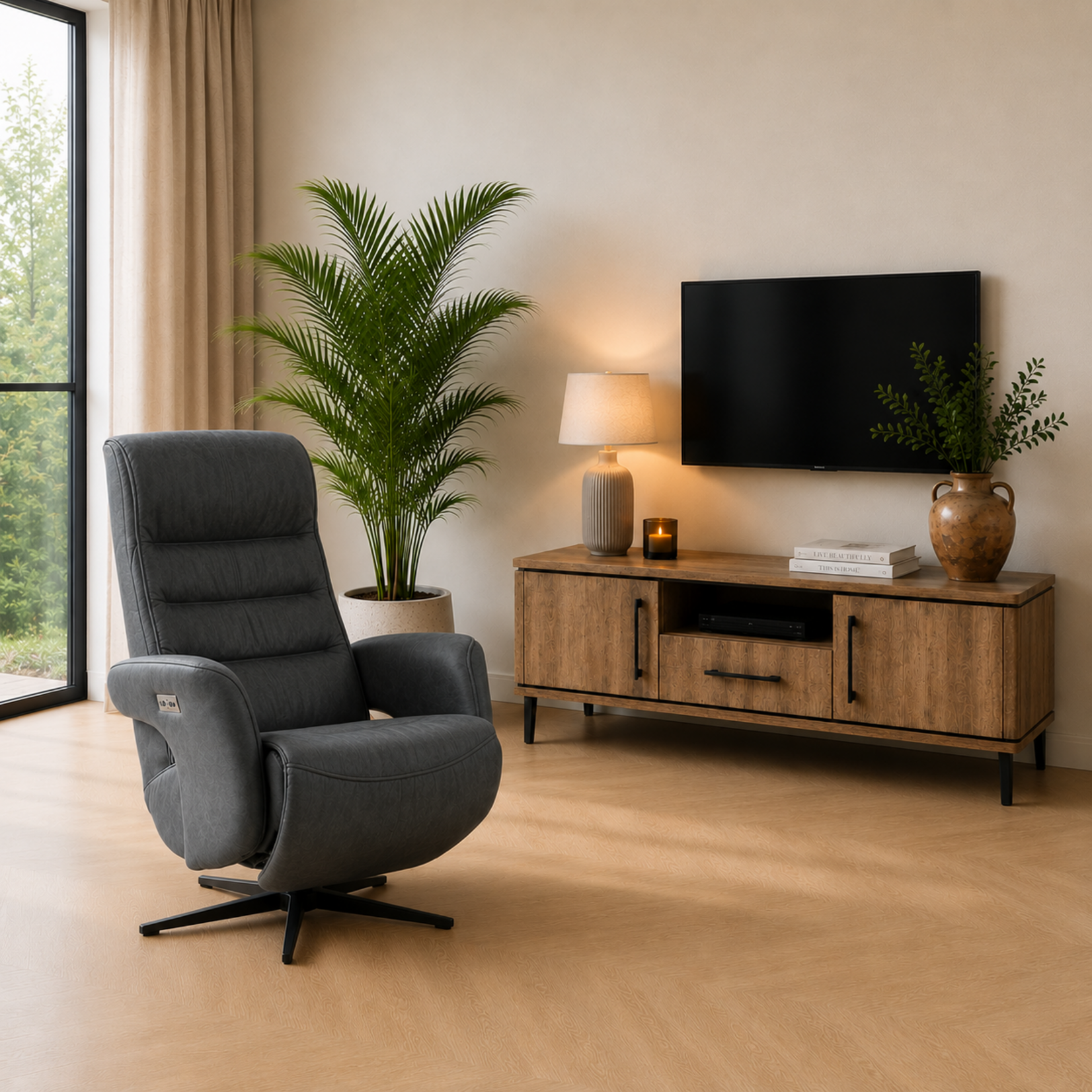 New York Relaxfauteuil model New York 2 Motorig + Accu