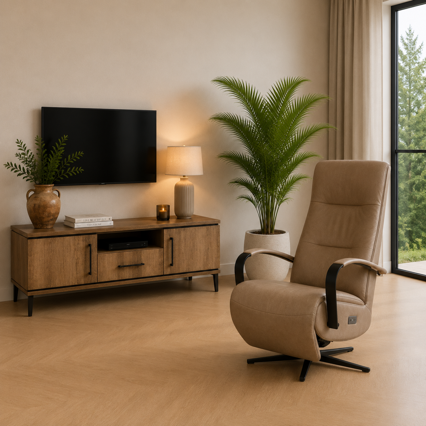 Dallas Relaxfauteuil model Dallas 2 Motorig + Accu