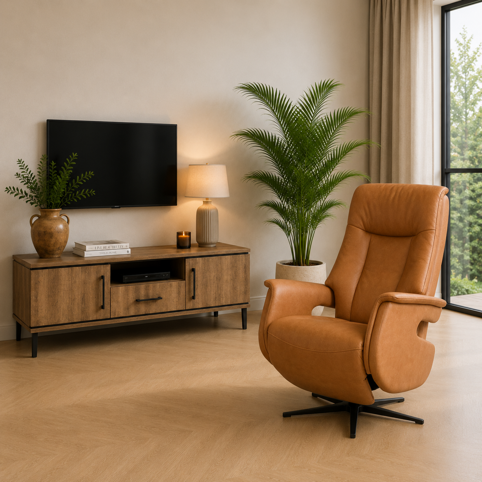 DMW134 Relaxfauteuil model DMW134 Manueel