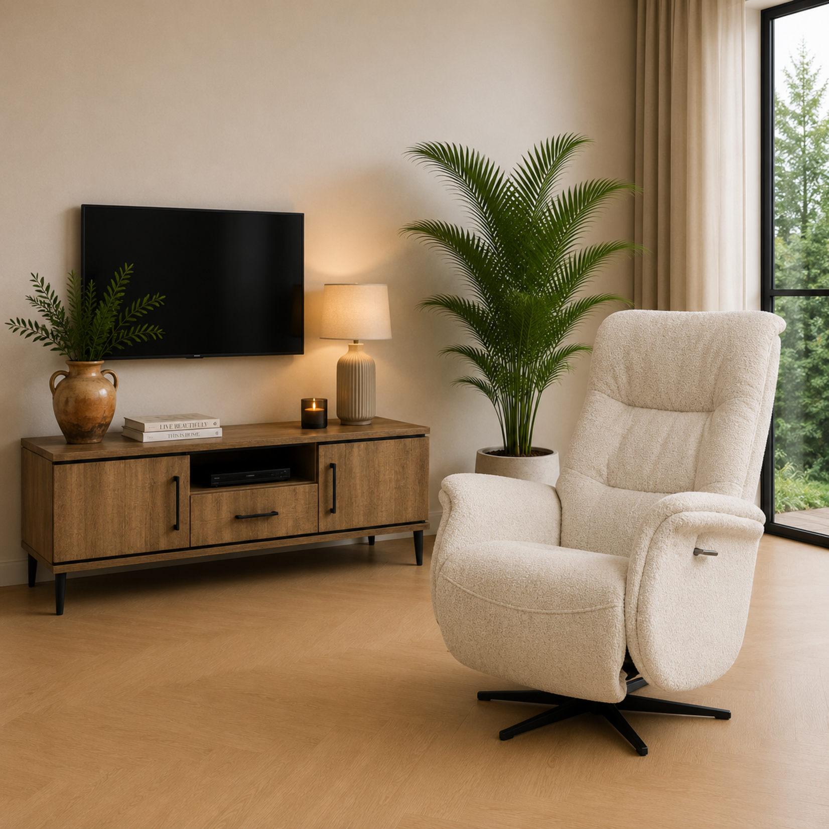 DMW137 Relaxfauteuil model DMW137 Manueel