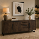 Rimini Dressoir Rimini 225cm Dark Mango