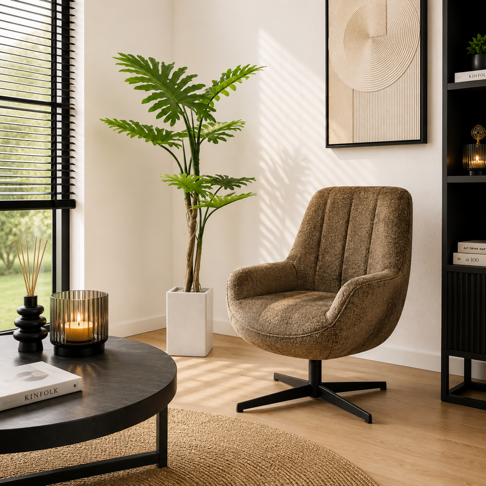 NeverLeafs Kunstplant 160 cm Philodendron