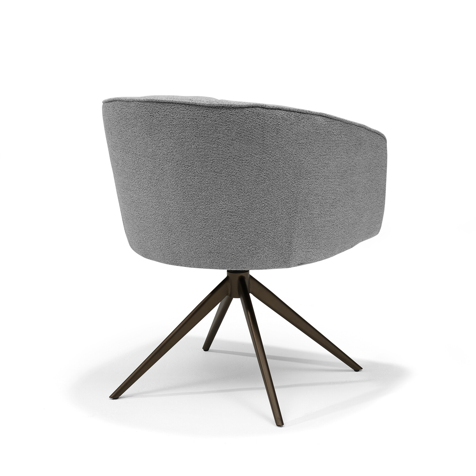 RV Design Cocoon armstoel Stof Sahara Grey - 360 Draaibaar frame Anodic Brown