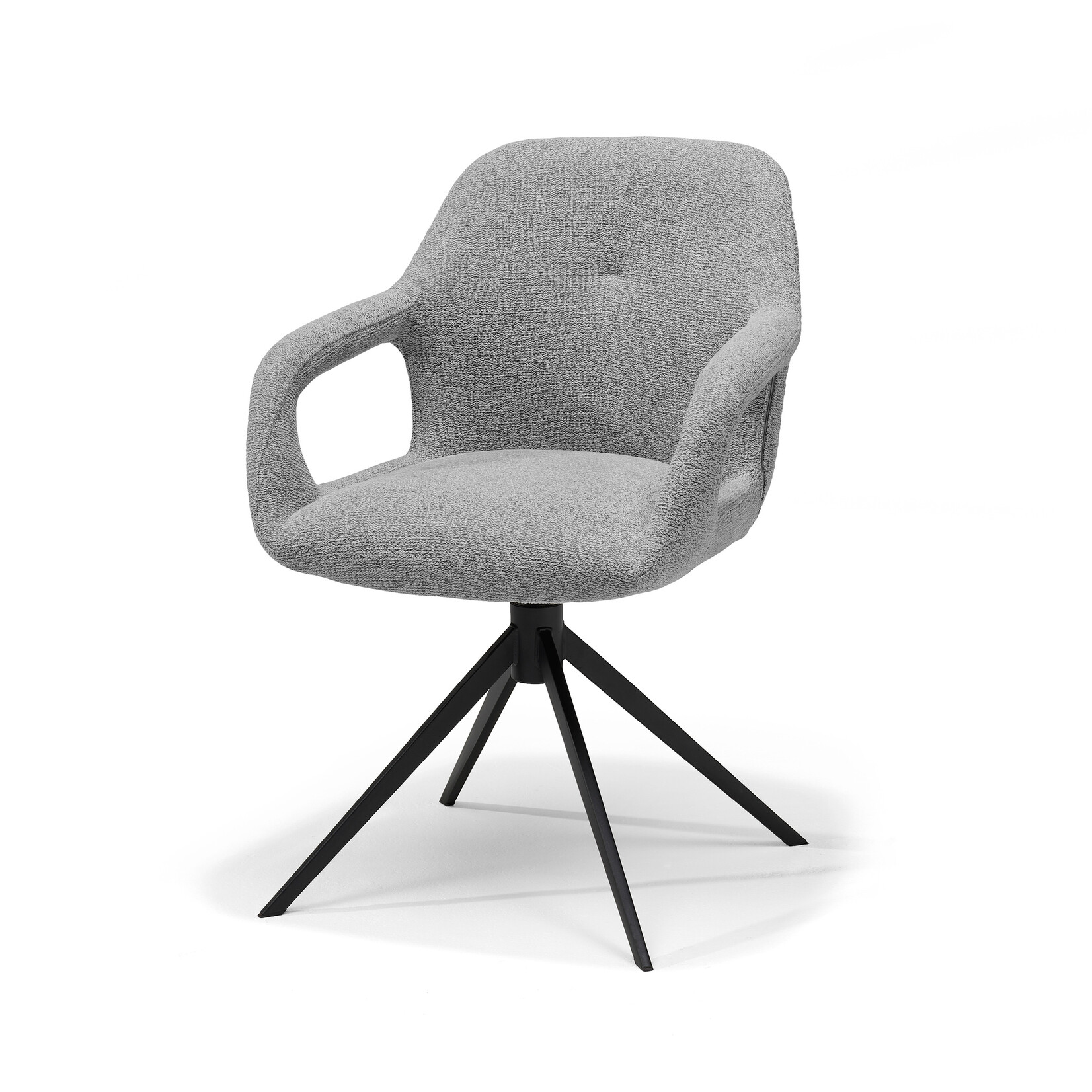 RV Design Move armstoel Stof Sahara #455 Grey - Relax functie - frame zwart