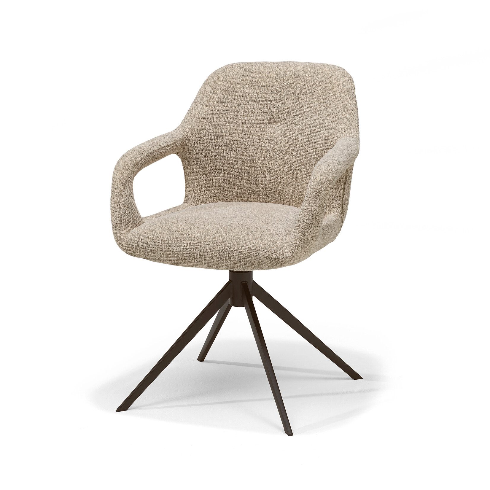 RV Design Move armstoel Stof Sahara Glacier Ash - Relax functie - frame anodic brown