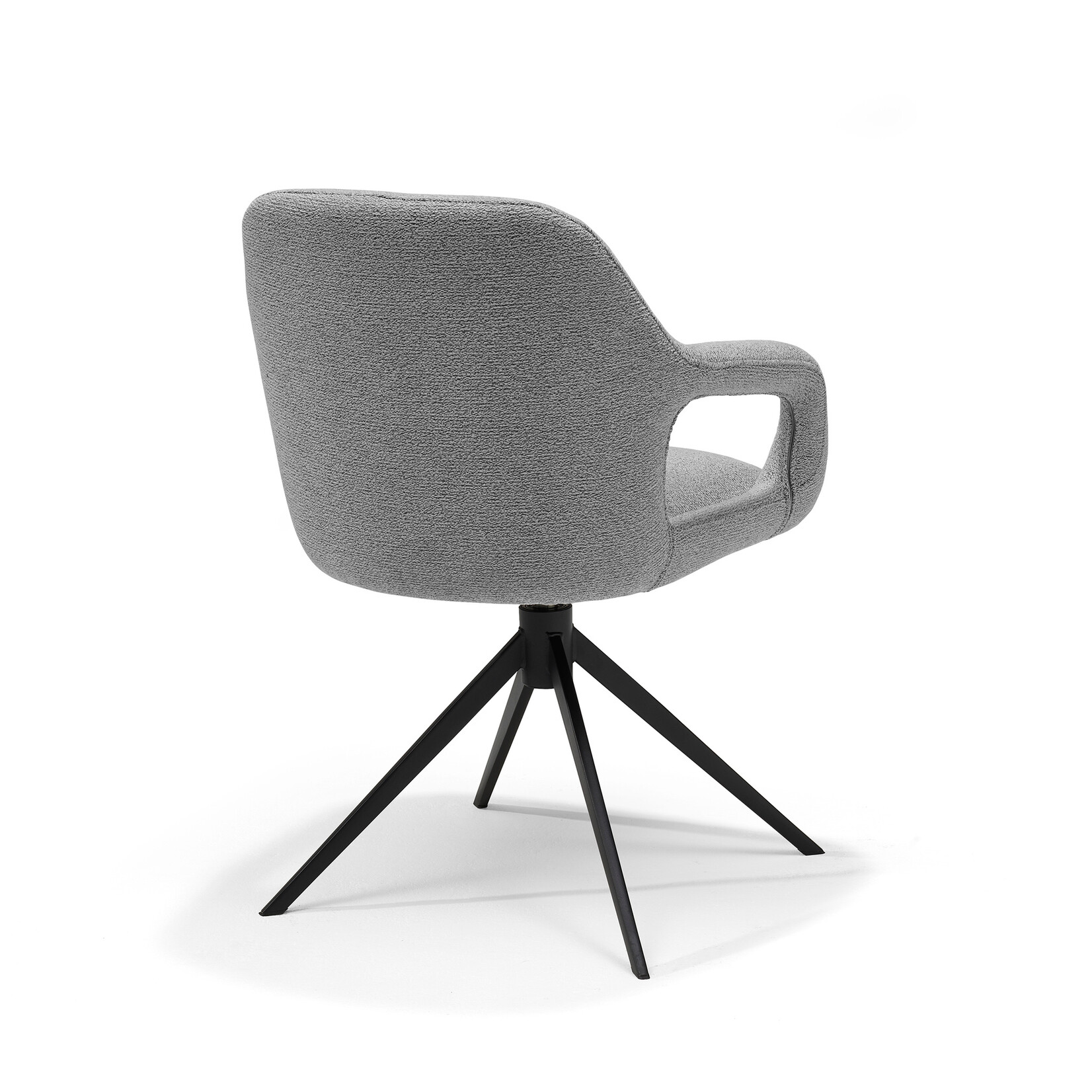 RV Design Move armstoel Stof Sahara #455 Grey - Relax functie - frame zwart