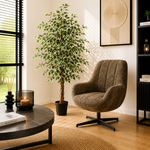 NeverLeafs Kunstplant Ficus groen 180cm