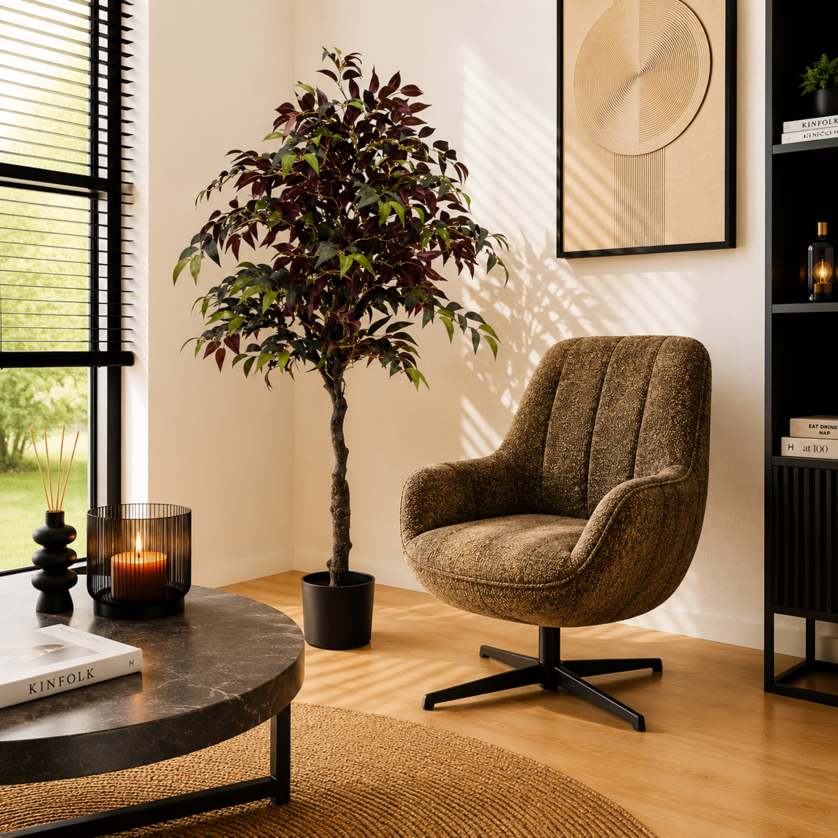 NeverLeafs  Kunstplant  Ficus 150cm