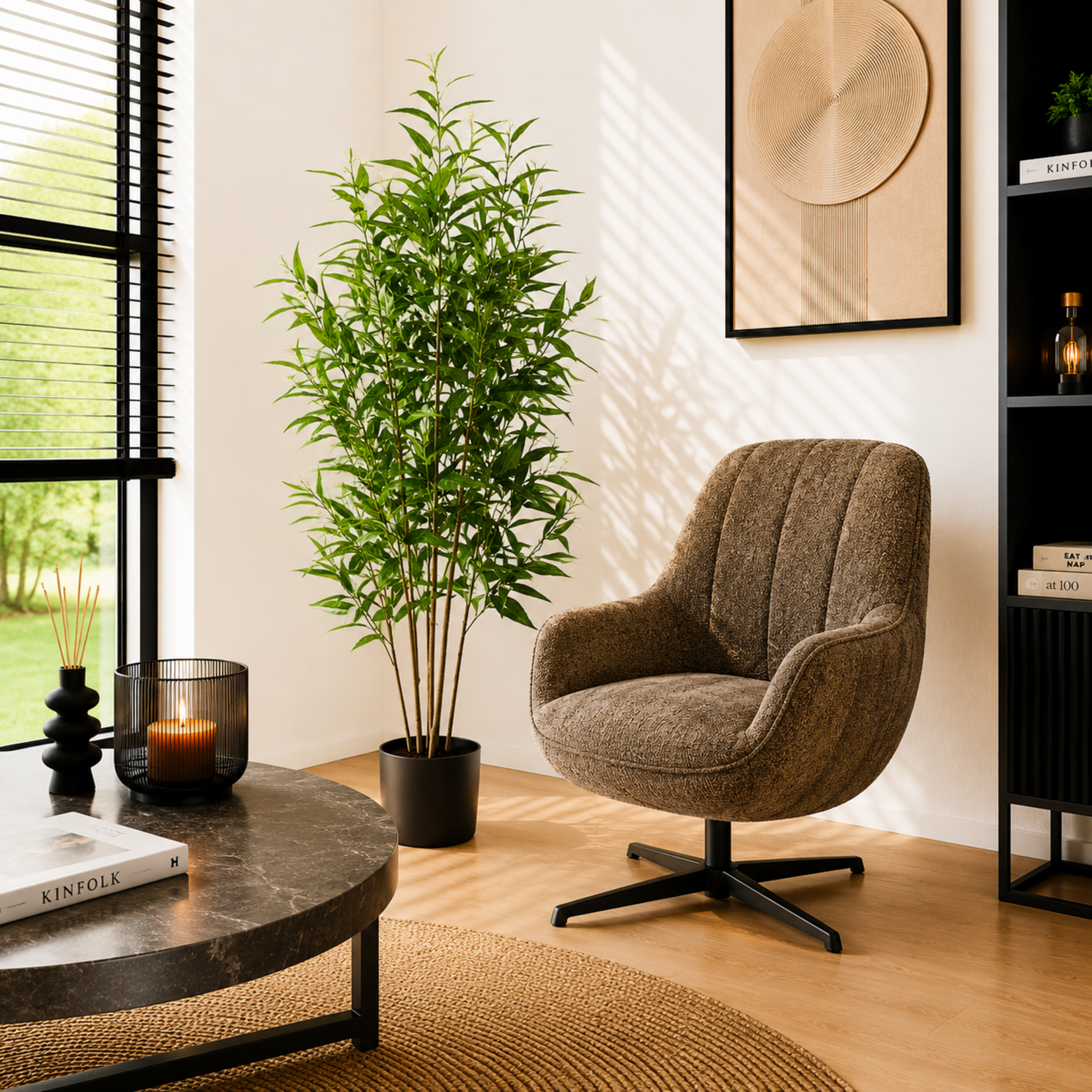NeverLeafs Kunstplant Eucalyptus  Deluxe 160 cm