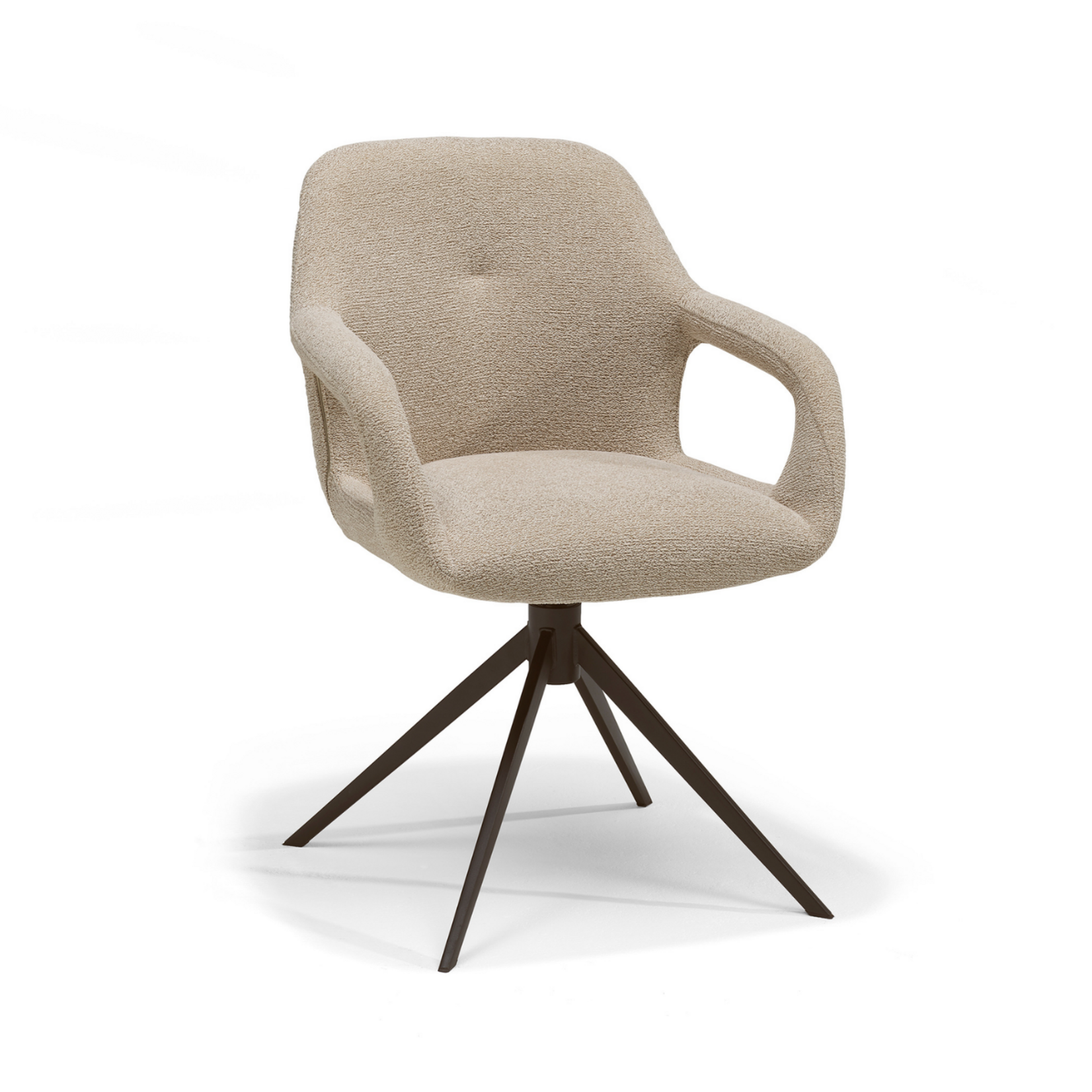 RV Design Move armstoel Stof Sahara Glacier Ash - Relax functie - frame anodic brown