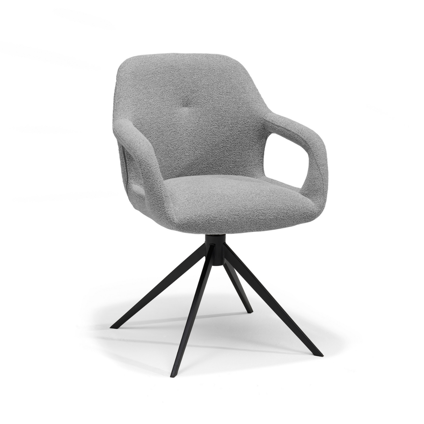 RV Design Move armstoel Stof Sahara #455 Grey - Relax functie - frame zwart