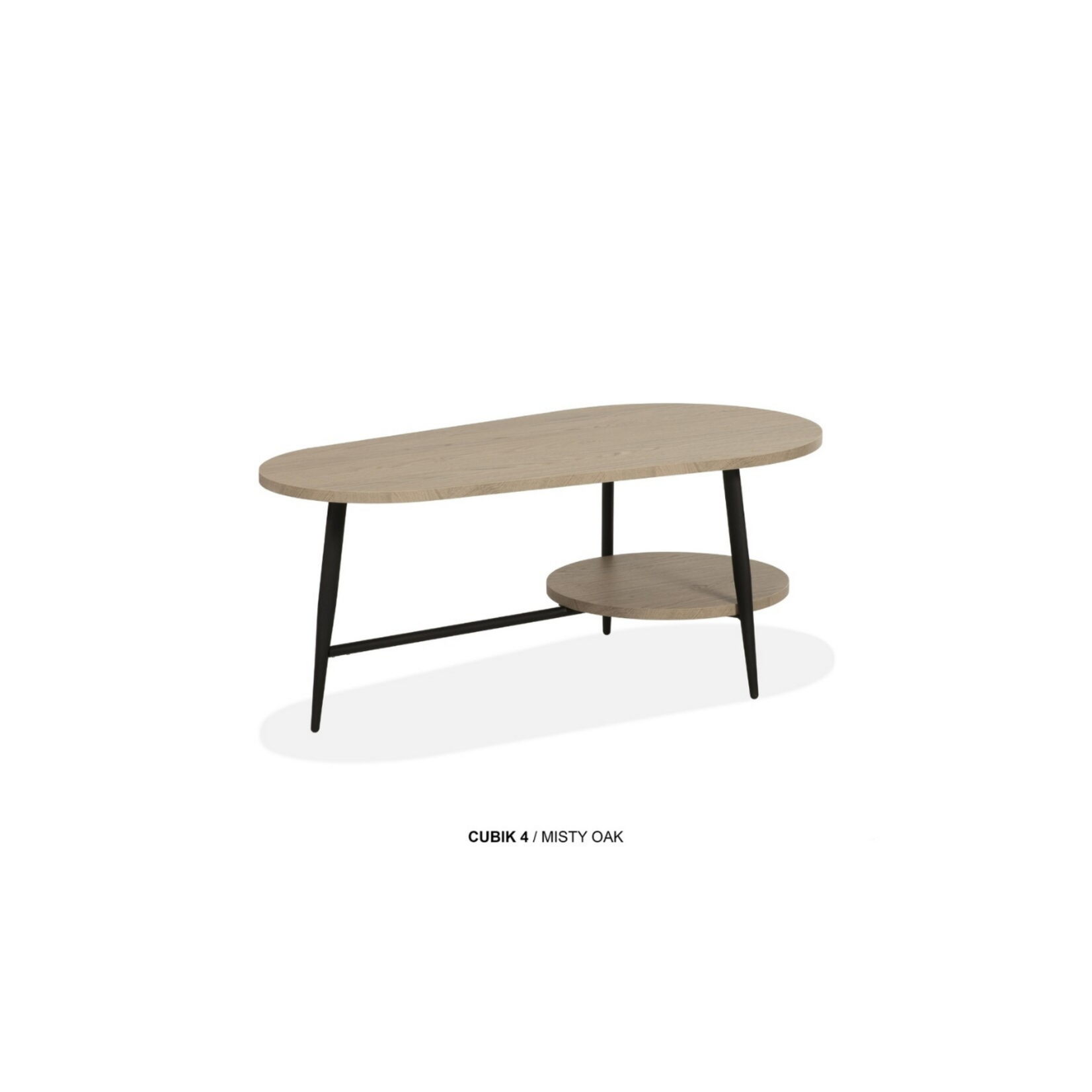 Cubik CUBIK-4 Salontafel Organisch – Lamulux