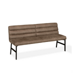 Bowie-B Eetkamerbank Bowie-B 200cm Stof Chicago kleur Truffle