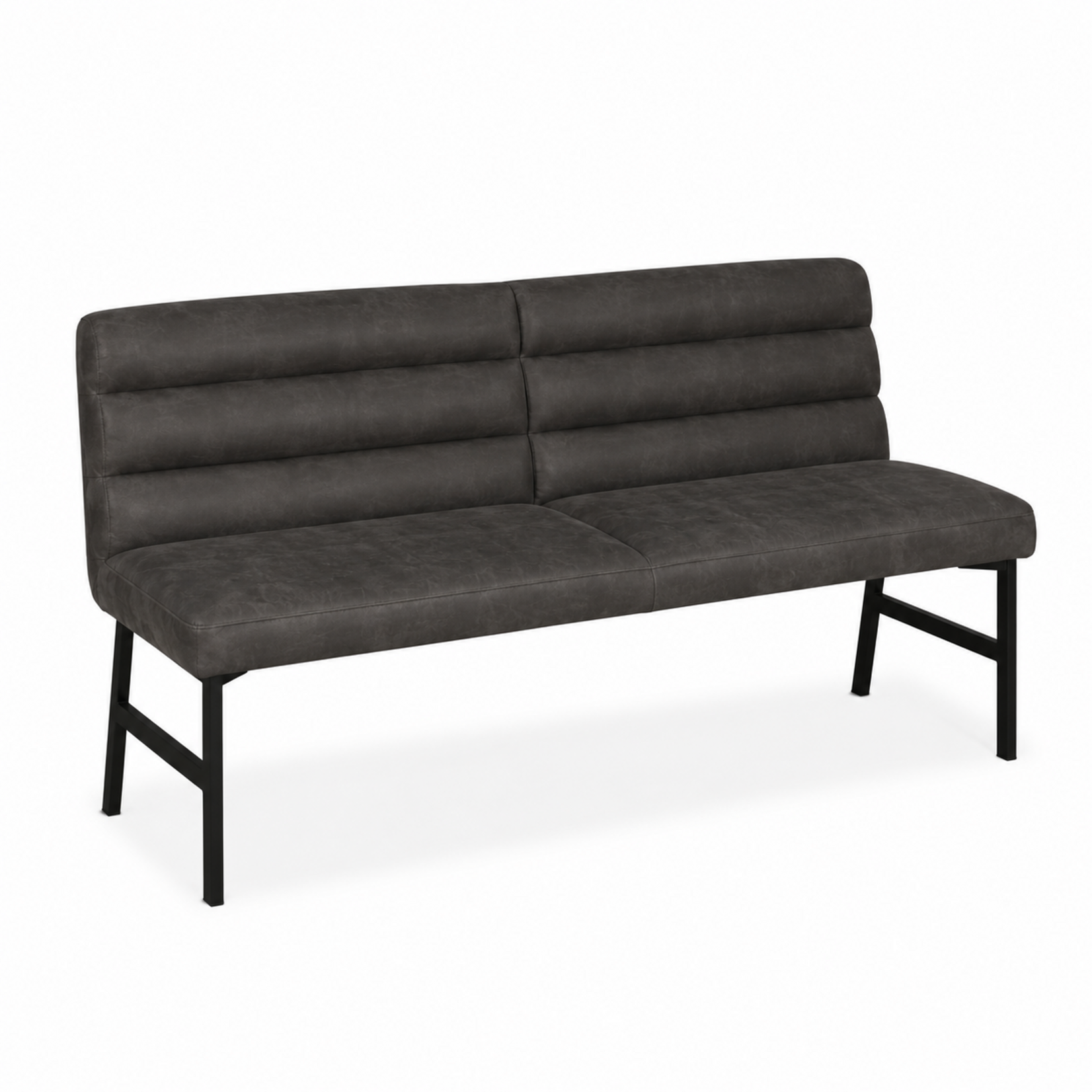 Bowie-B Eetkamerbank Bowie-B 200cm Stof Chicago kleur Antraciet