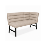 Bowie-B Eetkamerbank Bowie-B Hoekelement Links Stof Chicago kleur Toffee