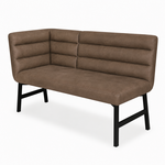 Bowie-B Eetkamerbank Bowie-B Hoekelement Links Stof Chicago kleur Truffle