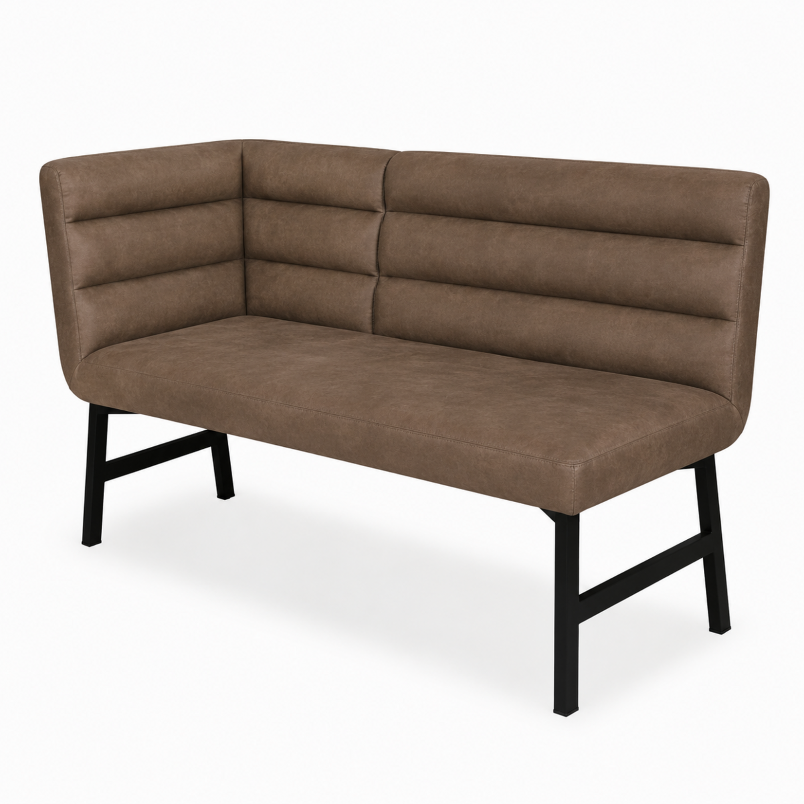 Bowie-B Eetkamerbank Bowie-B Hoekelement Links Stof Chicago kleur Truffle