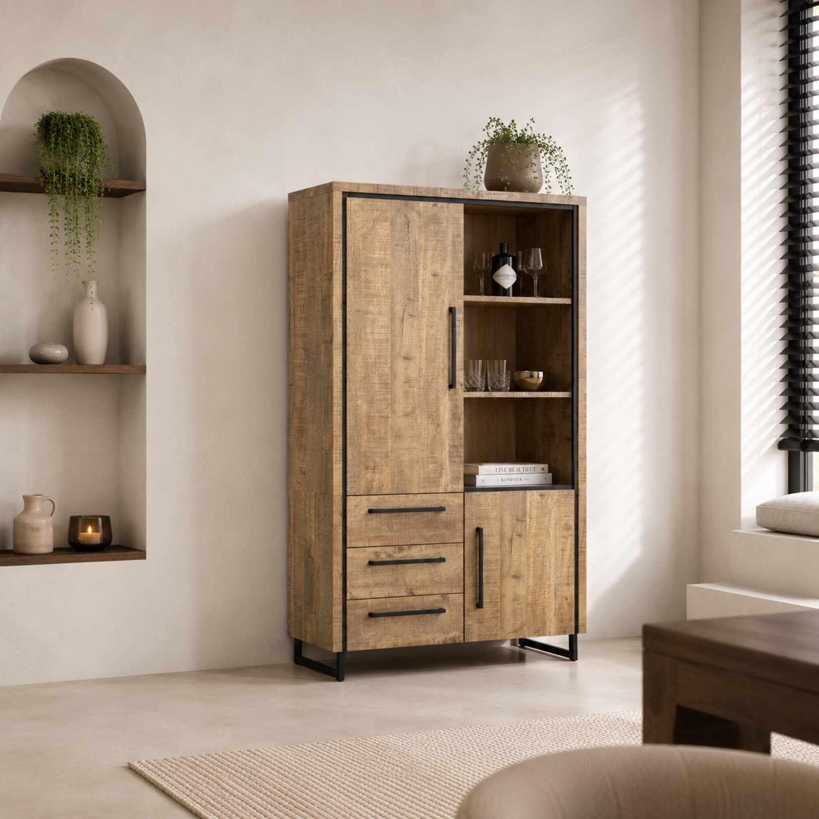 Rimini Bergkast Rimini – Lamulux Mango