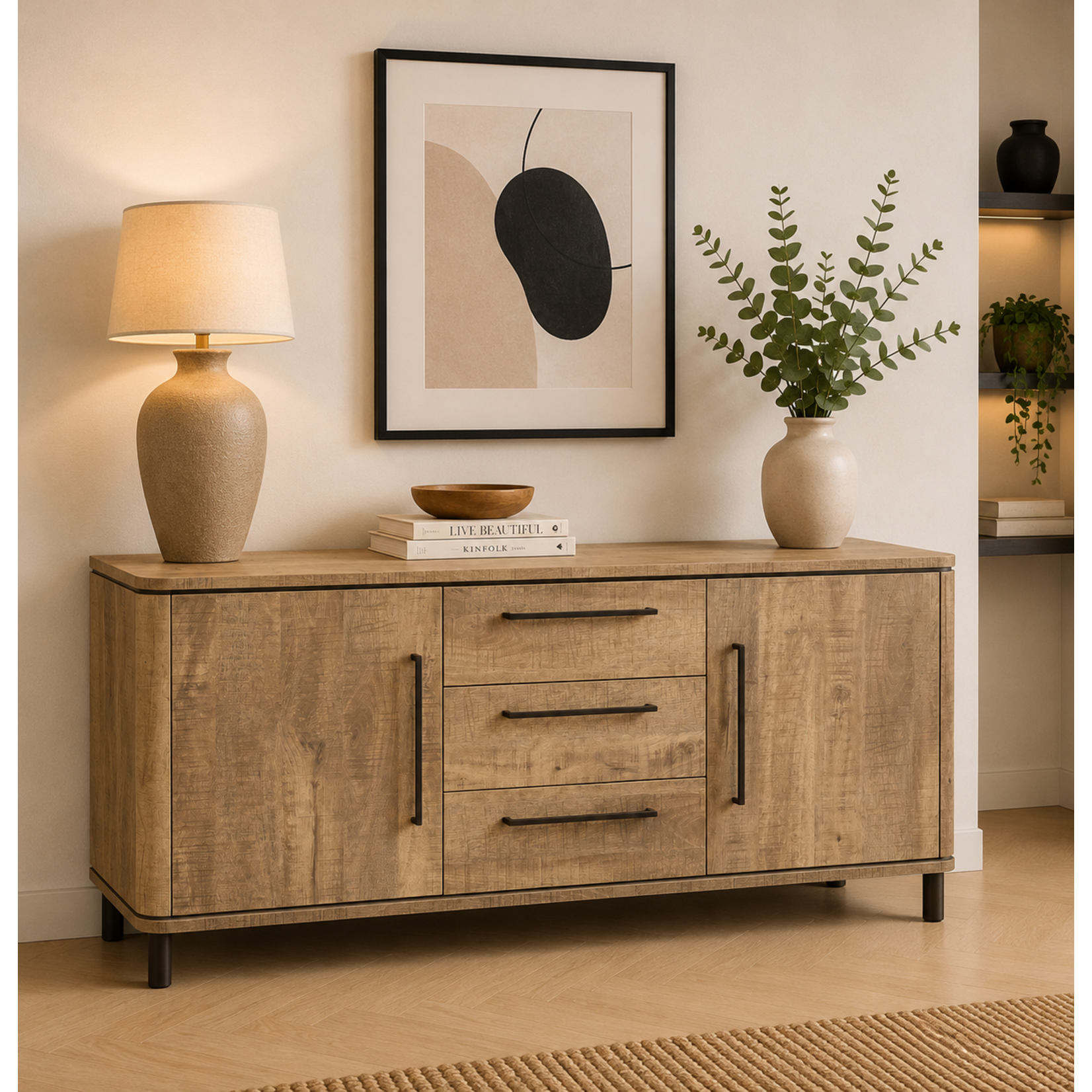 Chatham  Chatham Dressoir 180cm Lamulux Mango frame Anodic Brown