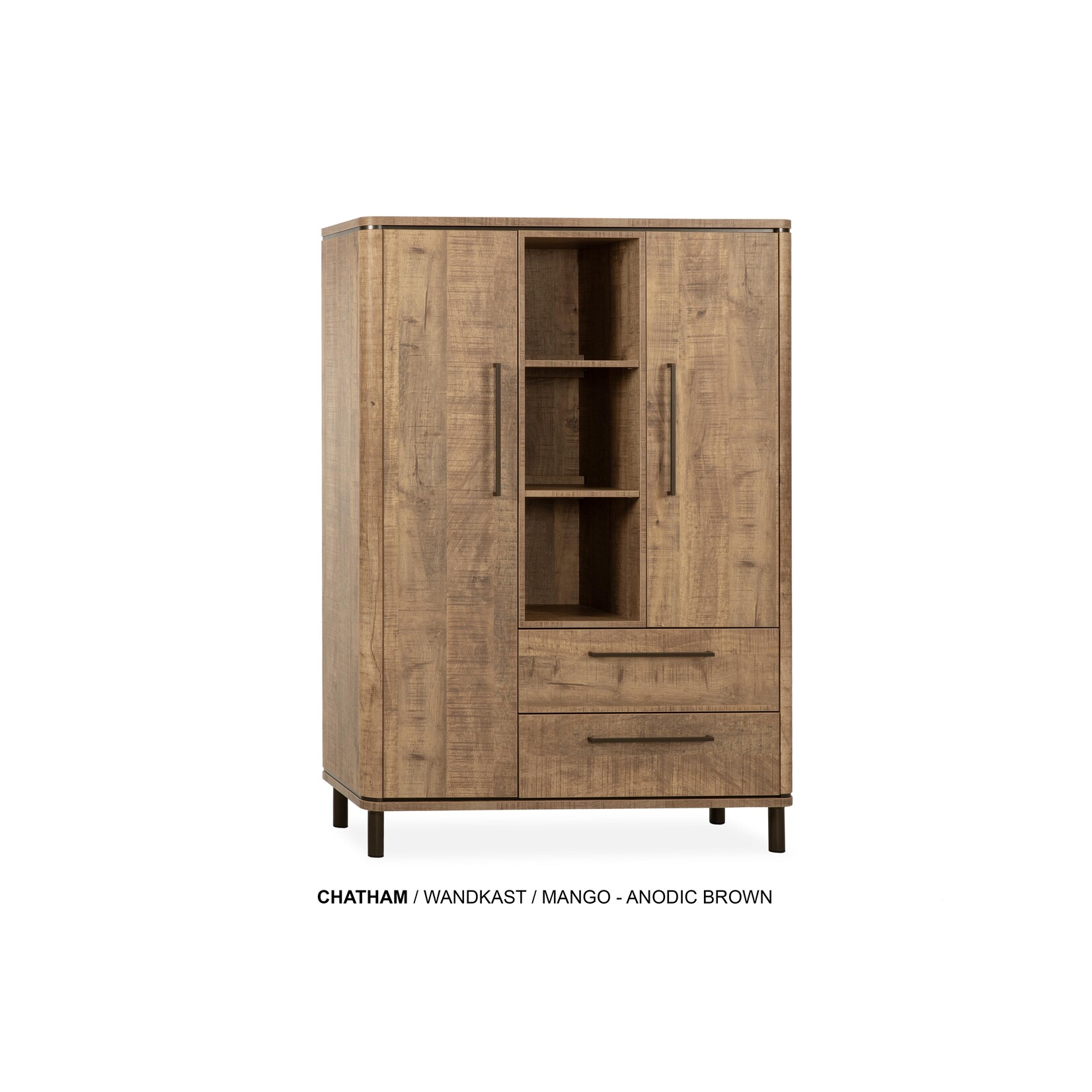 Chatham  Chatham Wandkast Groot Lamulux Mango frame Anodic Brown