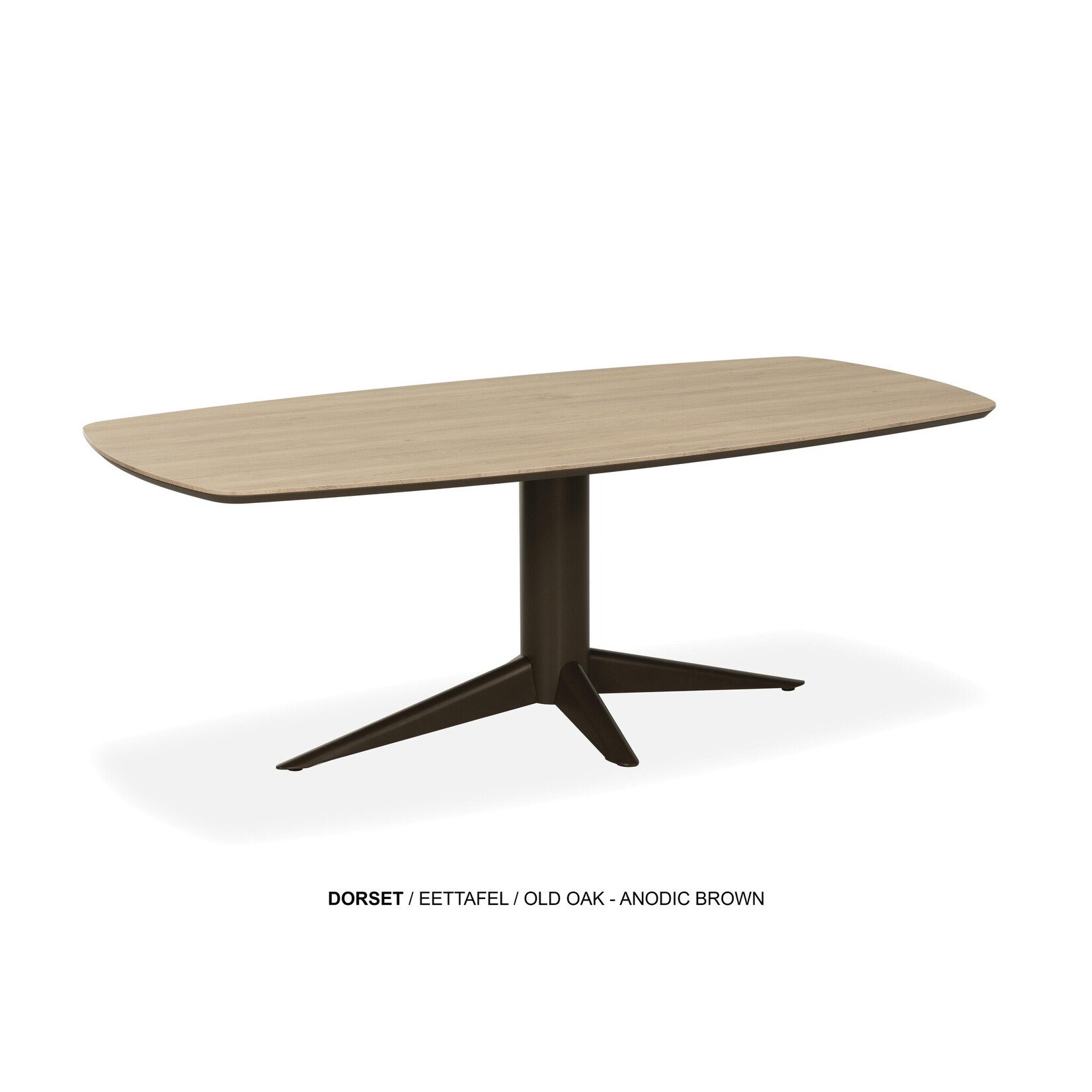 Dorset Dorset Eettafel Deens Ovaal 220 X 102 Lamulux - 18 kleuren verkrijgbaar ( Wordt Verwacht )