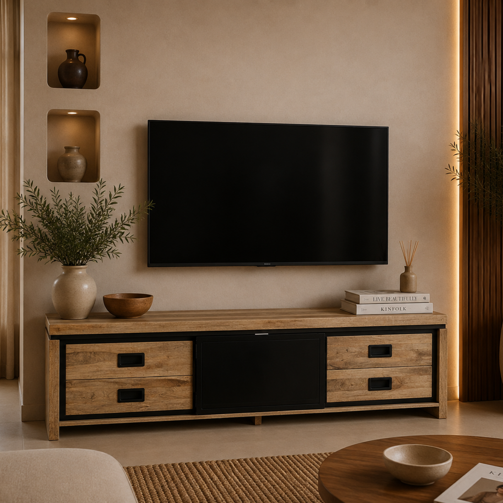 Benoa TV Meubel Novelle B 160 x D 45 x H 50