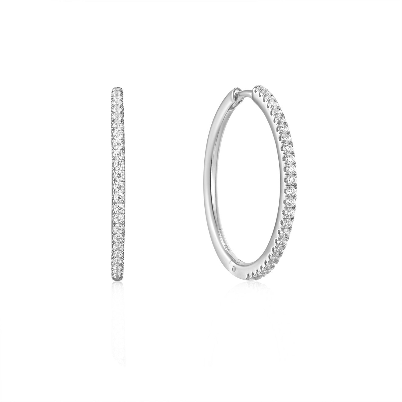 Glam hoops zilver