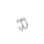 Glow ear cuff zilver
