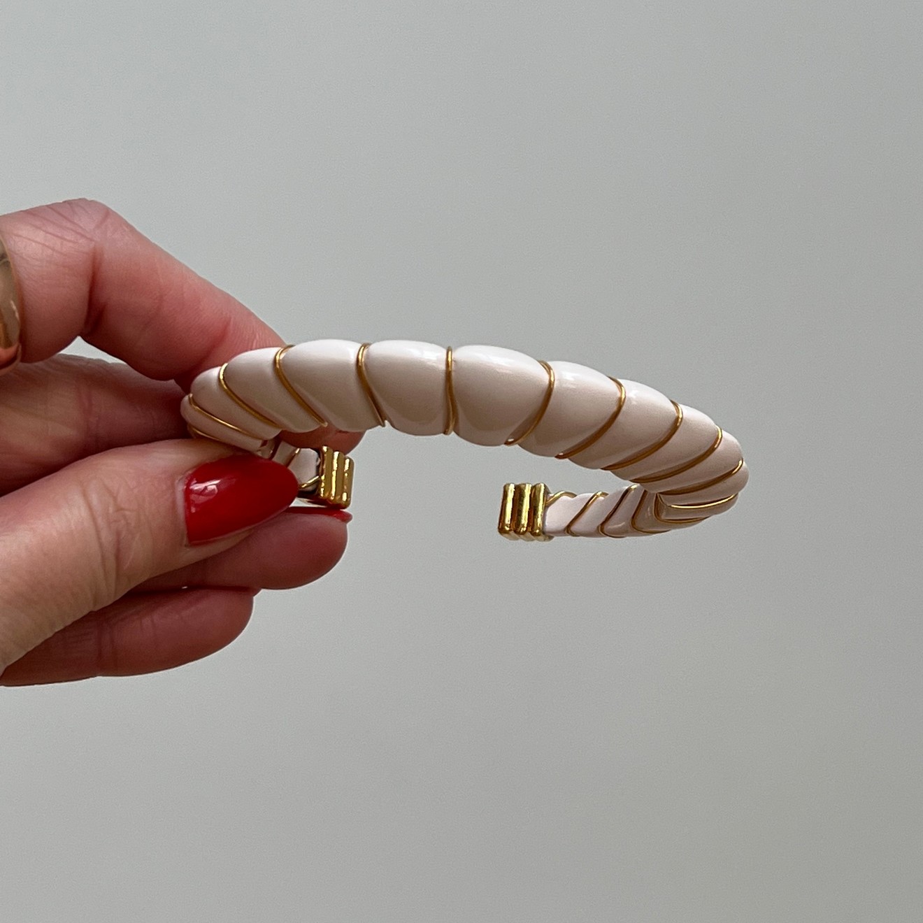 Cyclade armband goud - ivoor