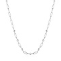 Heavy spike ketting zilver