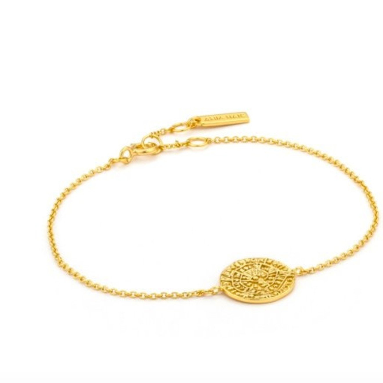 Munt armband goud