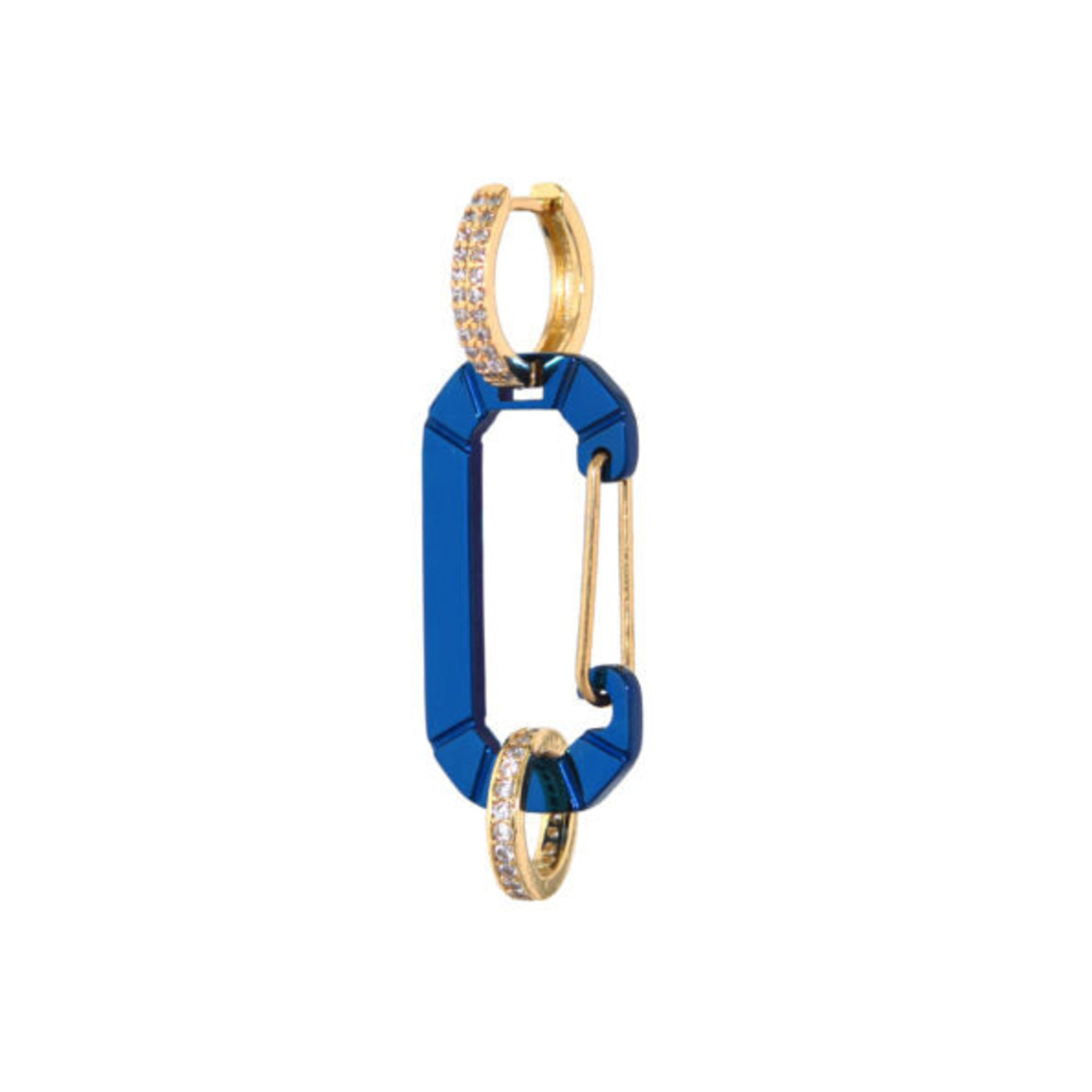 Bonne oorbel metallic goud (verschillende kleuren)